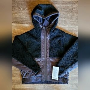 Lululemon Sherpa and Shine Jacket Black Size 8